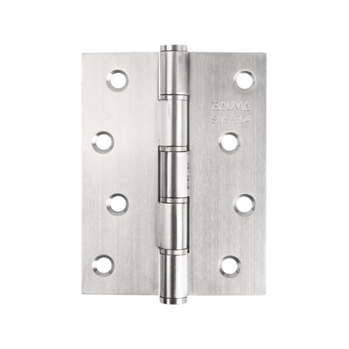 Bản lề lá, Bauma, 4 vòng bi, inox 304, kích thước: 127 x 76 x 2 mm, Mã số 926.20.344