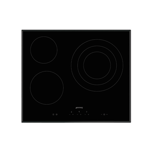 Bếp gốm thủy tinh, Có mặt kính vát cạnh, 600 mm, Smeg, Mã số 536.64.101