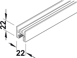 Khung trên, Cho Silent Aluflex 80, Mã số 403.75.300