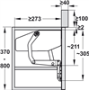 Tay nâng, Häfele Free swing, Mã số 493.05.772