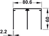 Ray trượt, Ray đôi dẫn hướng trên, Mã số 403.75.385