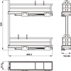 Phụ kiện tủ dưới, Omero 150, Mã số 549.20.891