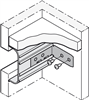 Bas gắn, Inox, Mã số 126.37.990