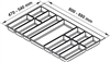 Khay chia phổ dụng, CLASSICO, Mã số 556.52.749
