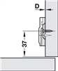 Đế bản lề, không bật ( 2 lớp ), Mã số 315.98.670