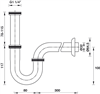 Bẫy nước, Bẫy nước P-trap, Mã số 495.61.241
