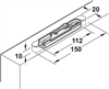 Bộ các thành phần, Slido D-Line11 120C, bộ phụ kiện không có ray trượt, Mã số 941.02.047