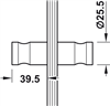 Bộ tay nắm tròn hai bên cửa, Inox, 304, Mã số 988.98.080